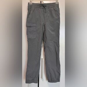 Gap Kids Gray Cargo Jogger Pants Girls 10/11 Size Large